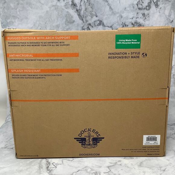 Dockers Mens 9 Taupe Rugged Wool Boot Slip-On Slippers Comfort Classy PALLET3-3 - Picture 3 of 7